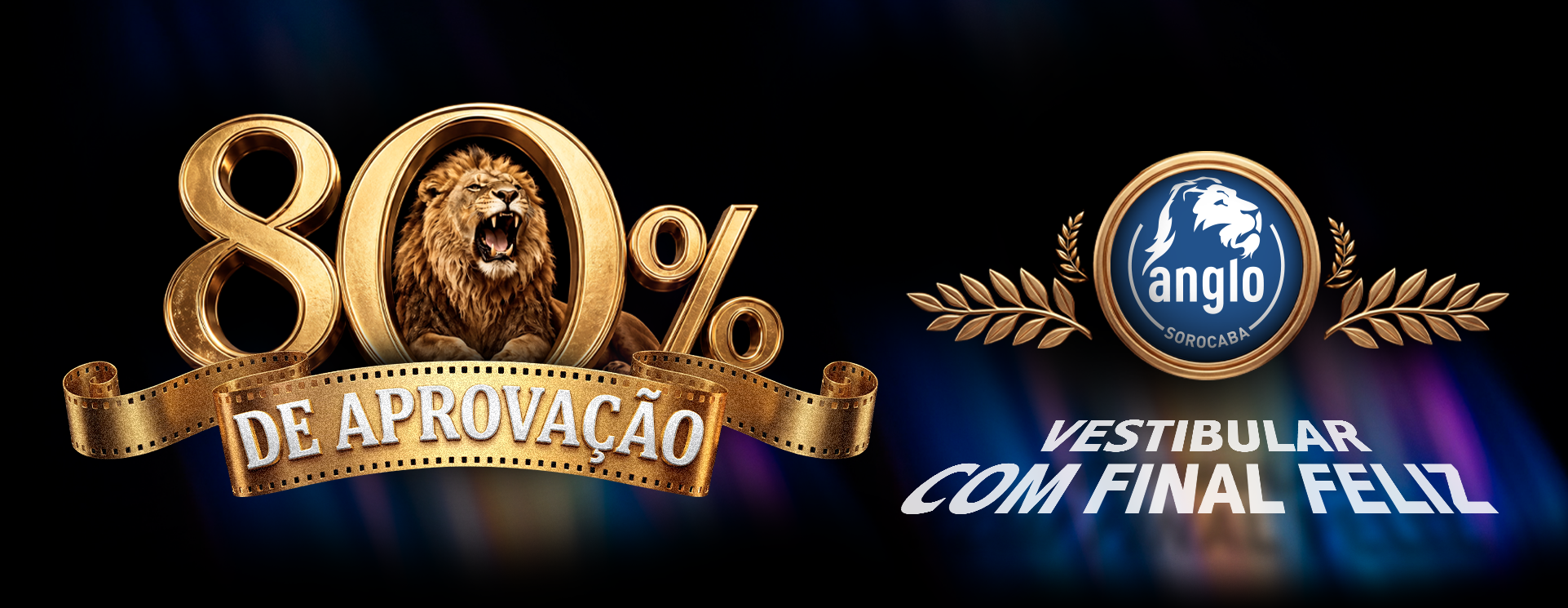 80% de aprovações 