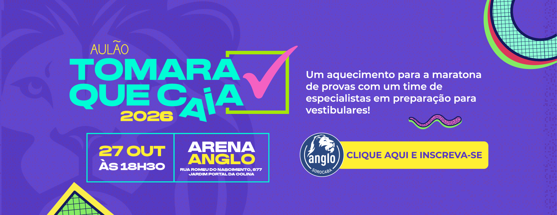 Tomara que Caia 2026